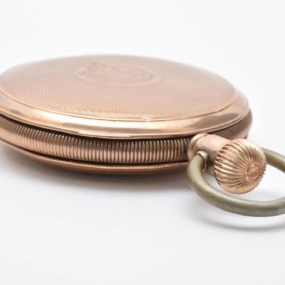 Elgin gold vintage pocket manuel watch - Picture 4 of 4